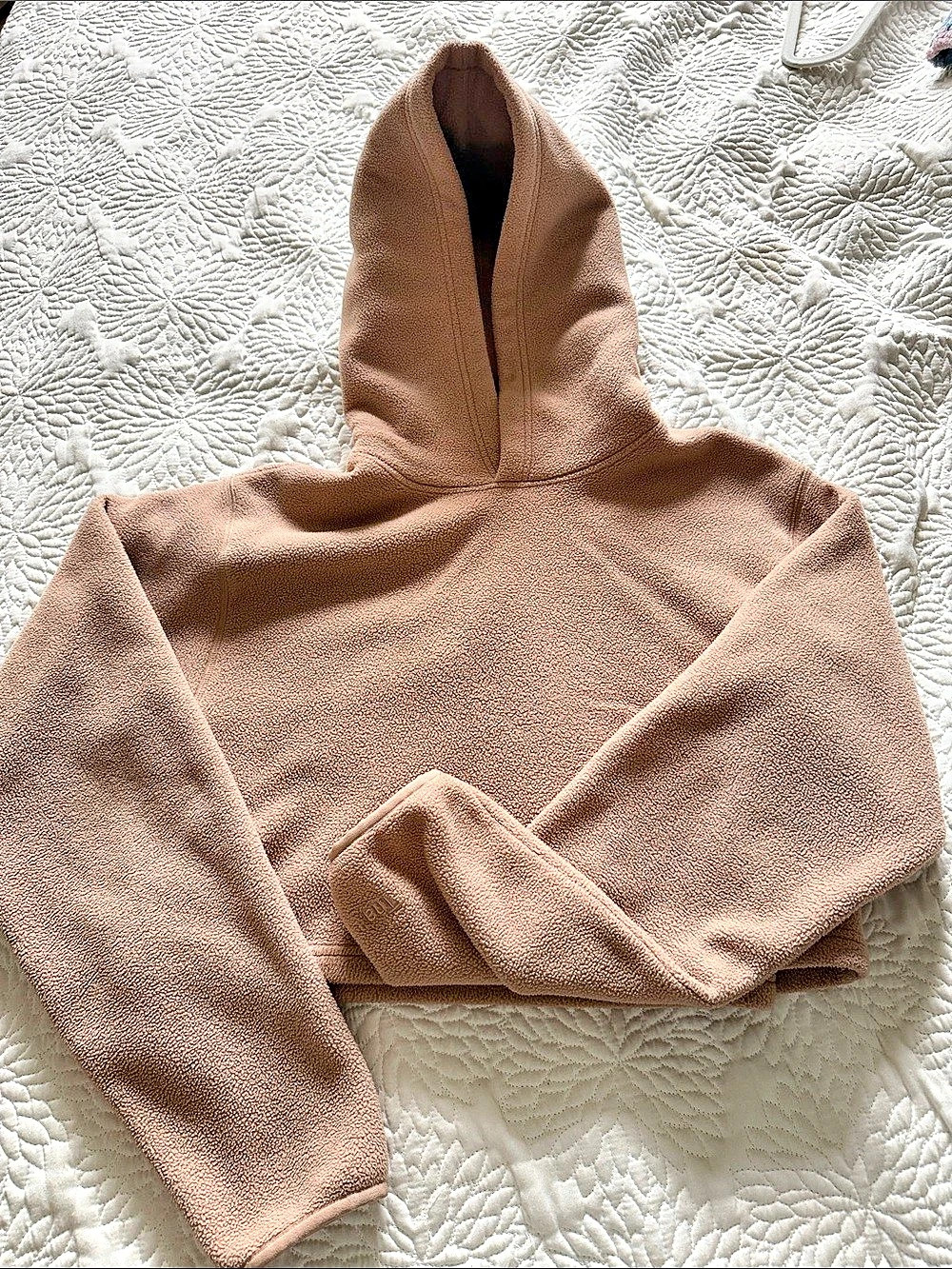Tna Cozy Sweatfleece Perfect Crop Hoodie Pink XS